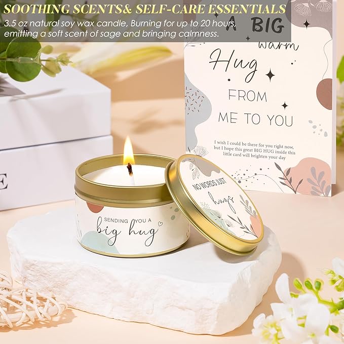 Get Well Soon Gifts Basket for Women, Gift Basket for Sick Friends After Surgery, Birthday Gifts for Women Self Care Set, Relaxing Spa Gifts Basket, Feel Better Encouragement Comfort Box for Her