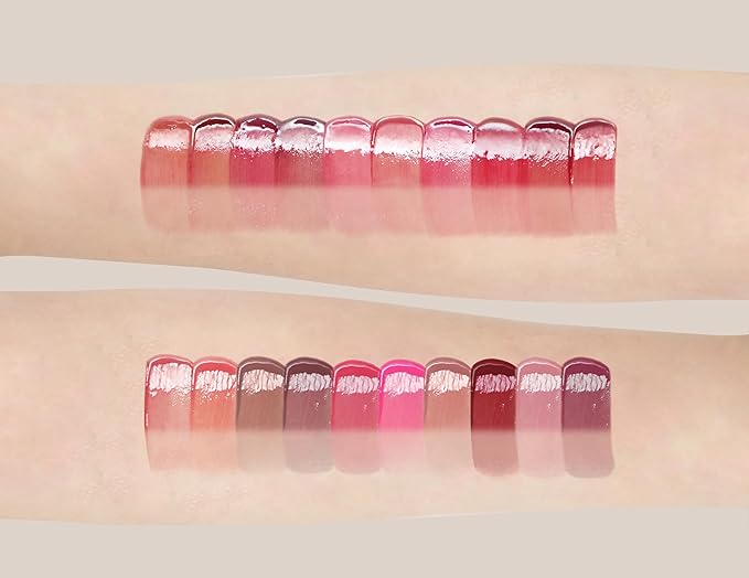 DINTO Blur-Glowy Lip Tint - Glossy Finish, Hydrating, Long Lasting, Lightweight Texture, Non-Sticky, Vegan & Cruelty-Free, K beauty (201 Nobilitas, 0.11 fl.oz)