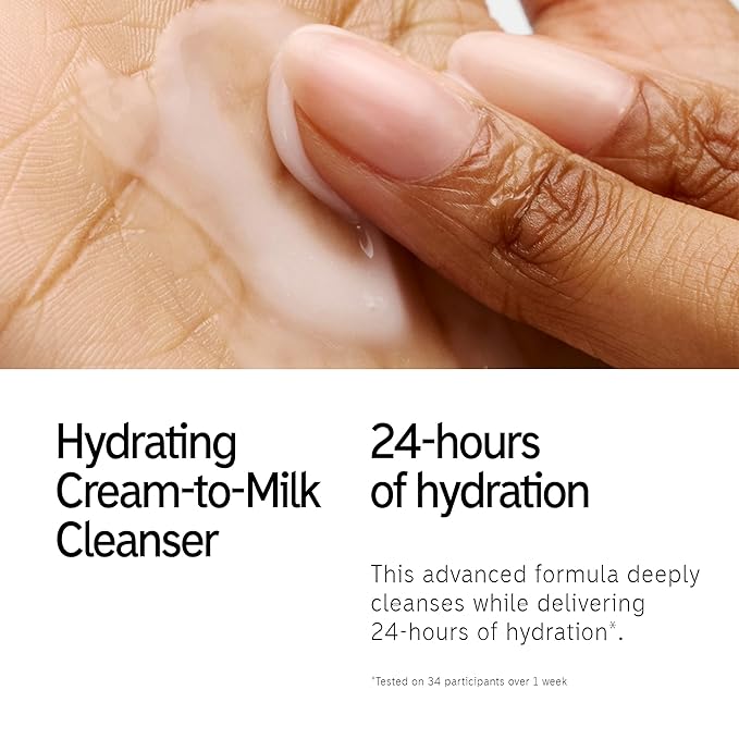 The INKEY List Glow Hard or Go Home Gift Set, Hydrating Cream-to-Milk Cleanser + Hyaluronic Acid Serum + Omega Water Cream, Skincare Trio for Healthy, Hydrated, Glowing Skin, Perfect Gift