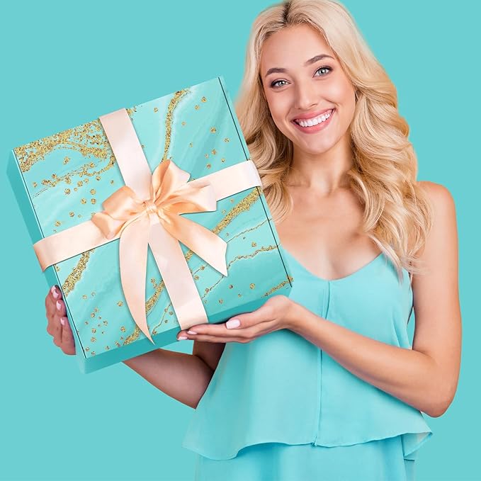 Gift Baskets for Women, Best Birthday Gifts Box, Self Care Gift, Care Package, Get Well Soon Gifts Kit, Unique Ideas Present for Mom Girlfriend Her Sister Wife Friends Woman - Ocean Spa Gift Set