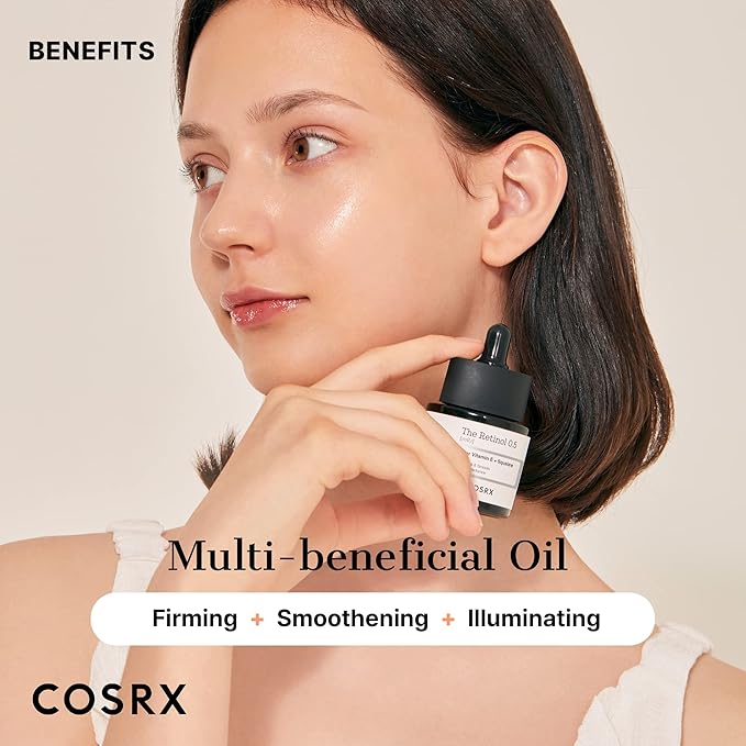 COSRX Skin Cycling Routine - Snail Mucin 96% Essence + Retinol 0.5 Oil, Recovery Set for Face and Neck, Fine Lines Spot Treatment, Repair Oil for Face