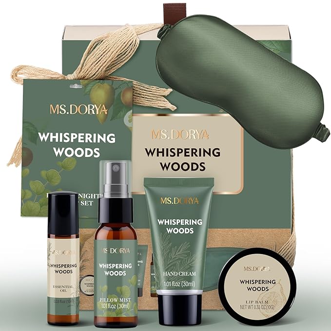 Unique Spa Gift Baskets for Women, Birthday Gifts for Women Mom Wife, 5 Pcs Relaxing Self Care Gifts Set, Ideal Anniversary Christmas Gifts for WIfe Mom Sister Friends Daughter