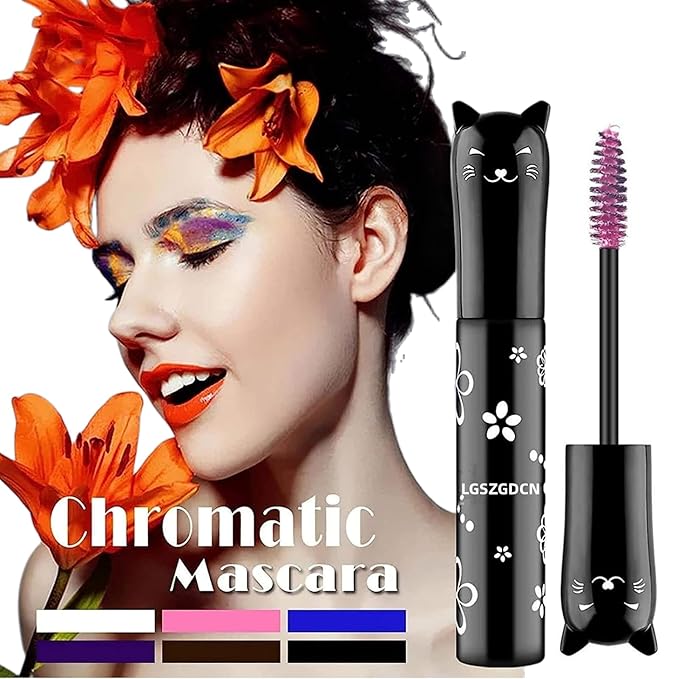 pink Mascara colored mascara Eyes Makeup Best Waterproof Fast Dry Eyelashes Curling Lengthening Eye Lashes Party Stage Use