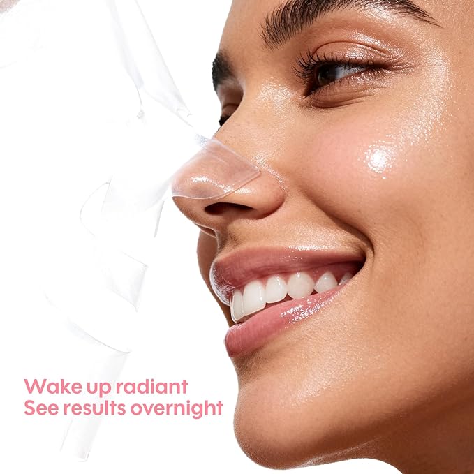 ZealSea Bio Collagen Wrapping Hydrogel Face Mask, Overnight Jelly Gel Sheet Mask for Glass Skin, Deep Hydration, Pore Care, Elasticity Improvement, Firming, Advanced Facial Skincare Solution, 4 Pack