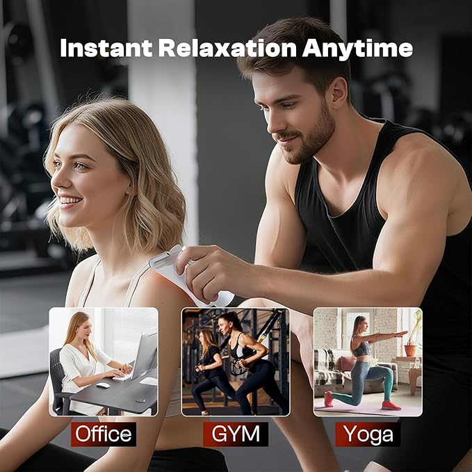 Muscle Scraper Tool Fit Face and Neck, Electric Guasha Tool for Face Relaxation & Skincare with Light-Care, Suitable Gifts for Woman Girlfriend and Wife