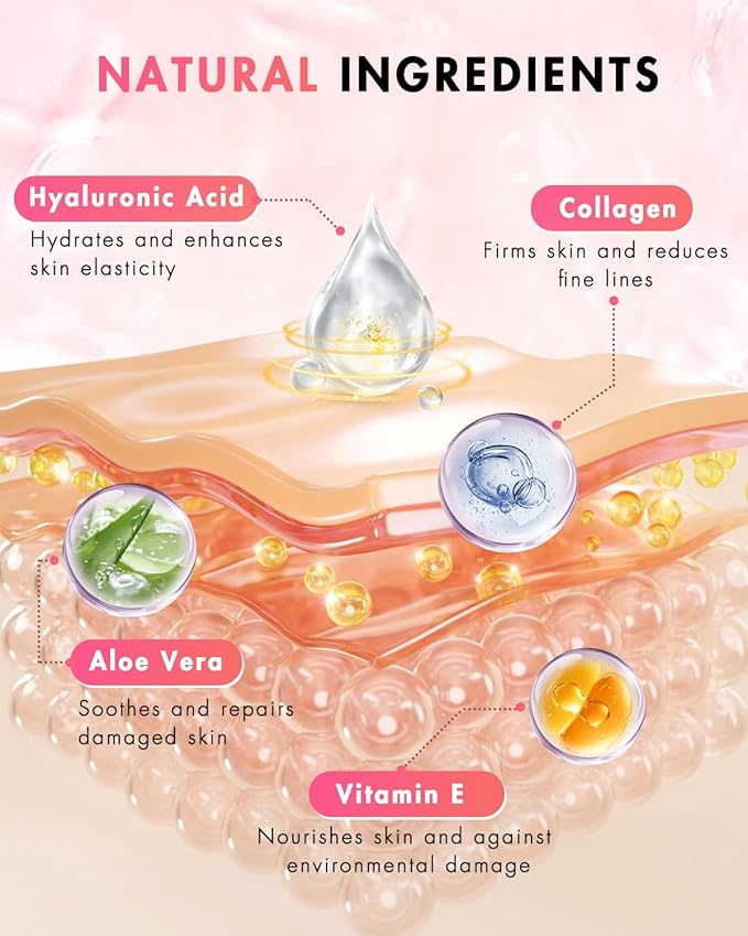 Forehead Wrinkle Patches & Smile Line Patches, Overnight Facial Wrinkle Treatment with Hyaluronic Acid, Aloe, Collagen & Vitamin E to Lift Smile Lines for Women 36pcs with Face Retinol Cream