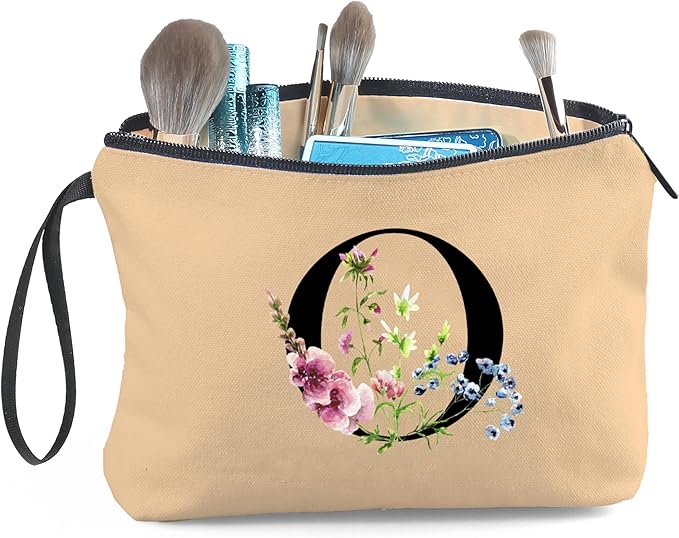 Happy Birthday Friendship Bridesmaid Team Gifts for Employees Women Mom Girl Daughter Teenage Personalized Make up Cosmetic Bag Travel with Mirror Mothers Day Christmas Graduation O