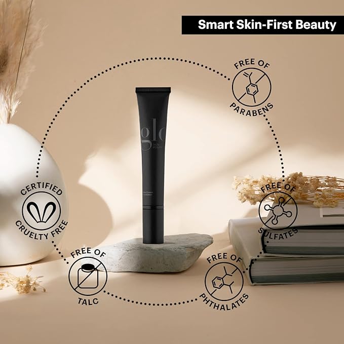 Glo Skin Beauty Satin Cream Foundation Makeup for Face, Honey - Full Coverage, Semi Matte Finish, Conceal Blemishes & Even Skin Tone