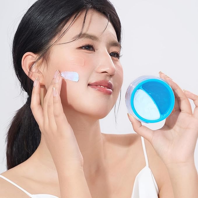 Day & Night Cream set, Oil-Control Nourishing Face Cream with Blue copper Peptide + Firming Renewal Night Cream with Panthenol, Universal 2-in-1 Formula for All, 3.4 Oz