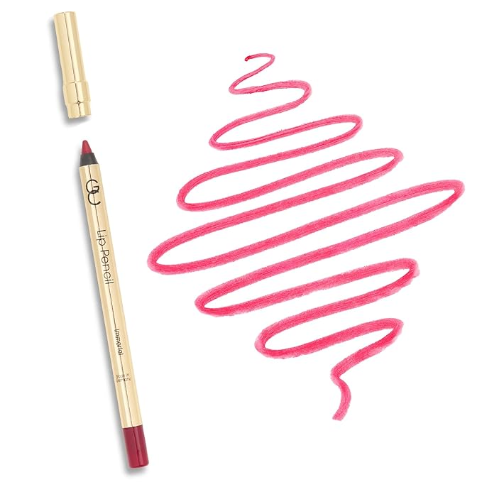 Gerard Cosmetics Lip Pencil (Immortal), Ultra Pigmented Matte Red Lip Liner, Long Lasting, Hydrating Creamy Formula, Cruelty Free