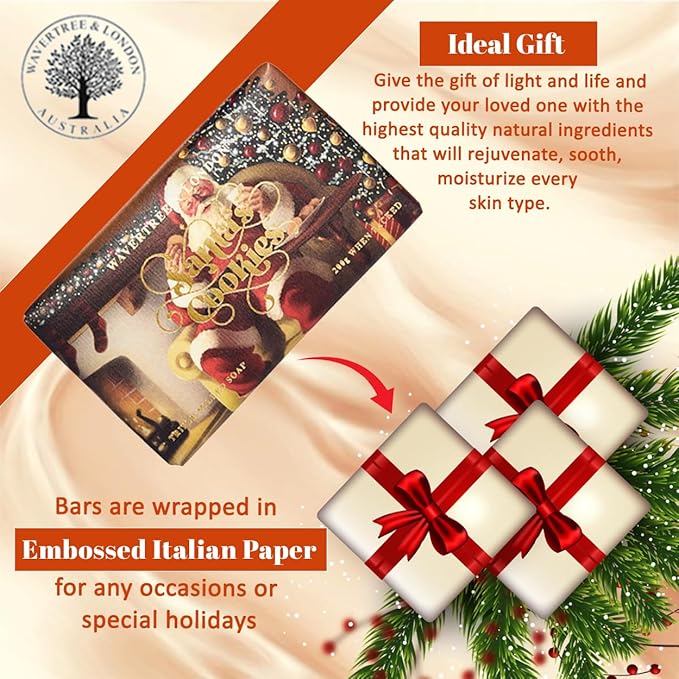 Wavertree & London Summer Spritz Scented Natural Soap (2 Bars), 7oz Moisturizing French Triple Milled Soap Bars enriched with shea butter - Pure Plant Based Bath & Body Bars for All Skin Types