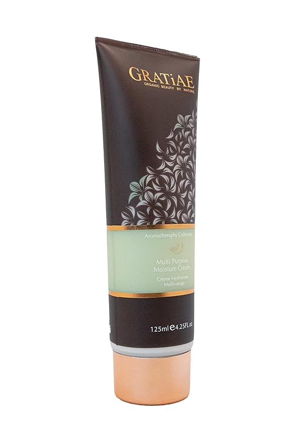 GRATiAE Organic Moisture Cream Rose Aromatheraphy Collection 4.25 Oz