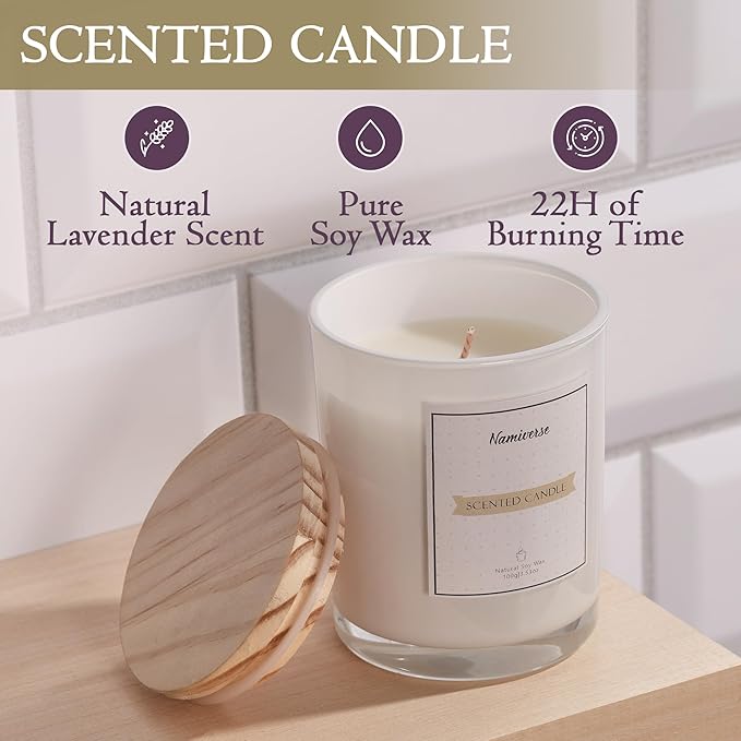 Lavender Bath Set for Women, Birthday Basket for Female, Mom, Sis, Girlfriend, and Best Friends, Spa Gifts Baskets for Women- Relaxation Present for female Friend