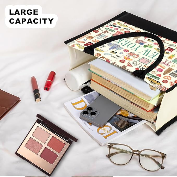 Seattle Italy Chicago New York Las Vegas Paris Gifts for Women Canvas Tote Bag Mother's Day Gifts for Women