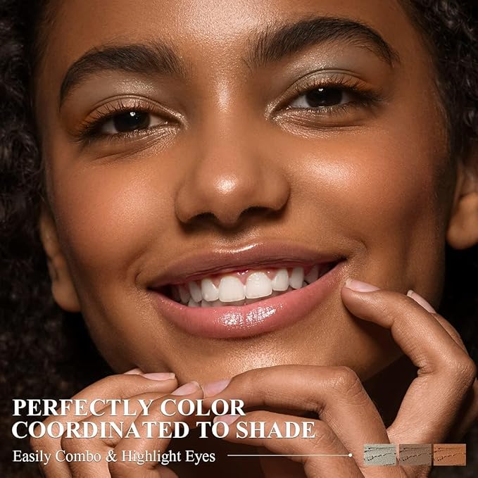 6PCS Eyeshadow Stick Makeup Sets, Brown and Grey Eyeshadow Pen,Metallic And Matte Shimmer Eye Shadow Pencil Crayon, B08-Brown Sugar