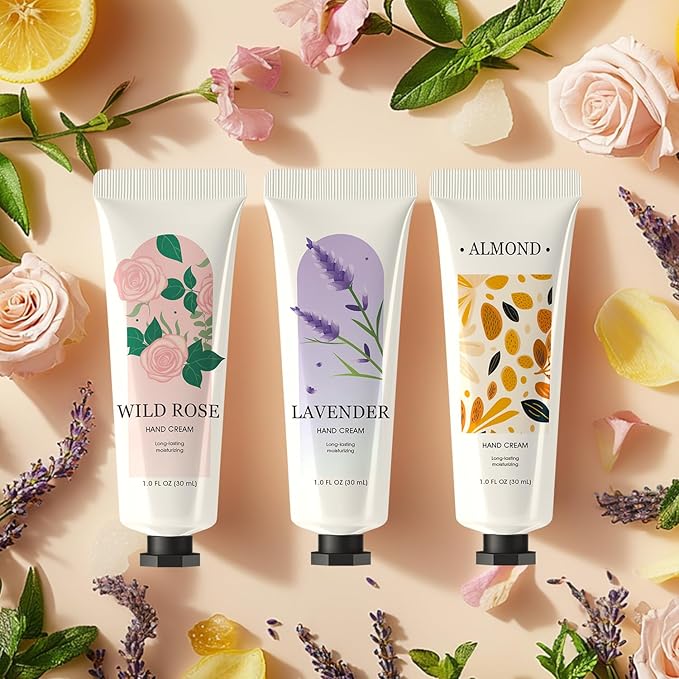 BODY & EARTH 30 Pack Hand Lotion, Mini Hand Cream, Travel Size Lotion for Women, Teacher Gifts, Bridesmaid Gifts and Bachelorette Party Favors.