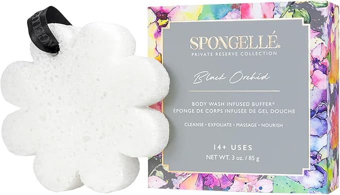 Spongelle Black Orchid Body Wash Infused Buffer