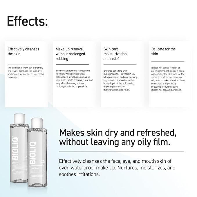 Clean Micellar Solution - Gentle Skin Cleanser with Provitamin B5 & Moisturizing Agents, Paraben-Free Formula for Smooth Complexion - 200 ml