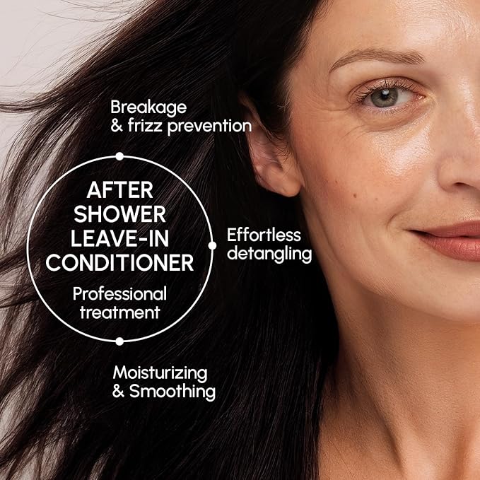 MAREE Leave In Conditioner for Dry Damaged Hair - Leave In Conditioner for Curly Hair - Care for Women & Men with Keratin & Argan Oil - Fine Spray Alternative Moisturizer - Acondicionador Para Cabello