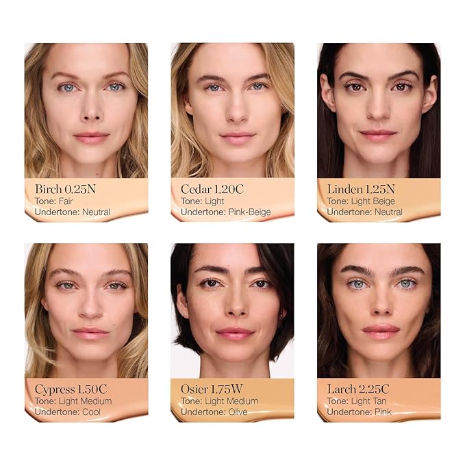 Ogee Complexion Perfecting Under Eye Concealer - Certified Organic Full Coverage Concealer - Buildable Coverage - CEDAR 1.20C - Light (Pink-Beige Undertones)