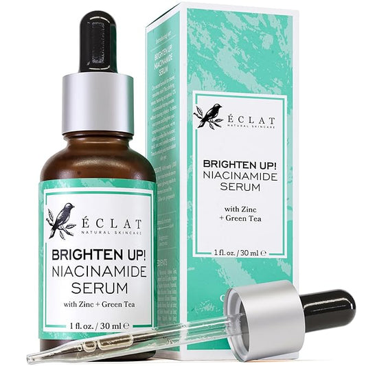 Eclat Skincare Niacinamide Serum - Pore Minimizer for Uneven Complexion - Brightening Niacinamide Serum for Face - Lightening & Moisturizing Skin Care for Dark Spots 1 fl oz