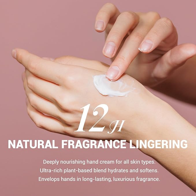 spa luxetique Travel Size Hand Cream Gift Set - Scented Hand Lotion for Dry Skin, Ideal Birthday Gift for Women, 6 x 1.0 oz