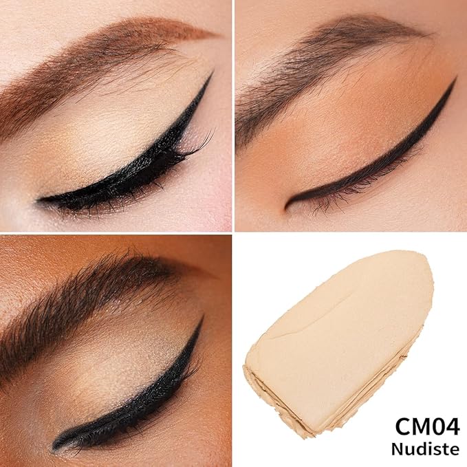 Oulac Matte Eyeshadow 3-in-1 Eyeshadow Eye Primer&Eyeliner Highly Pigmented Waterproof Smudge-proof Long Lasting Wear Smooth&Blendable Formula for Natural Look,Vegan & Cruelty-Free CM04