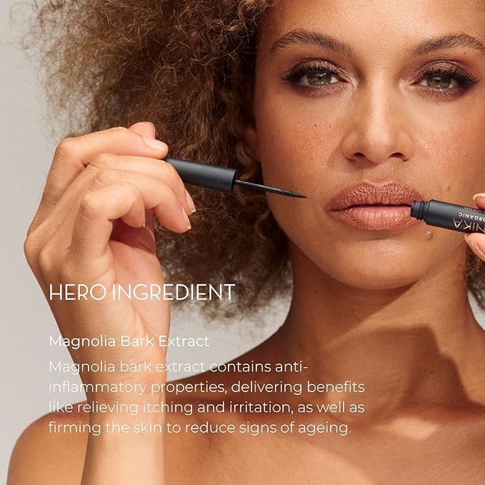 INIKA Organic Liquid Eyeliner | Quick Dry, Smudge-Free, Precision Tip, Vegan, Natural, Sensitive Eyes, Long Lasting.