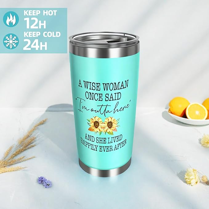 2025 Retirement Gift Set for Women - 12PCS Luxury Bundle with Tote Bag, Makeup Pouch, Tumbler, Candle & More - Perfect Going Away Gifts for Coworkers, Teachers, Nurses, Boss & Friends - (Green)