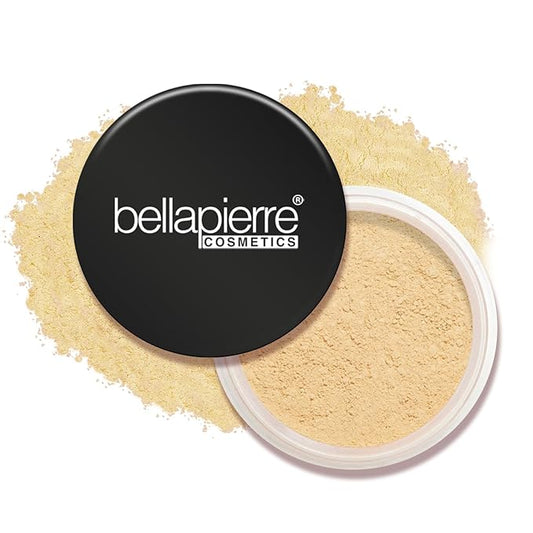 Bellapierre Mineral Foundation SPF 15 – Loose Powder Foundation, Full Coverage Mineral Makeup with Matte Finish – Vegan, Cruelty Free, Hypoallergenic, Oil & Talc Free – 0.32 oz - Ivory