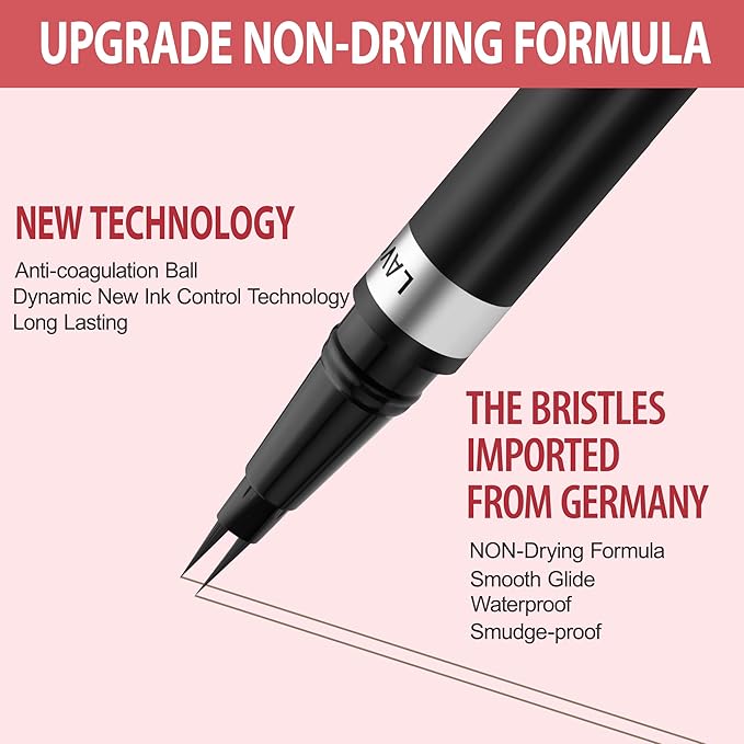 Eyebrow Pencil, 2-in-1 Waterproof Eyebrow Pen, with 2 Tip Microblading Eyebrow Pencil and Ultra-Precise Brow Pencil, with Eyebrow Brush, Eyebrow Pencils for Women, Natural Hair-Like Brows - Espresso