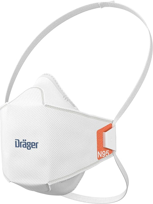 Dräger X-plore 1950 N95 respirator mask | NIOSH-approved respirator mask for construction, DIY, home improvement