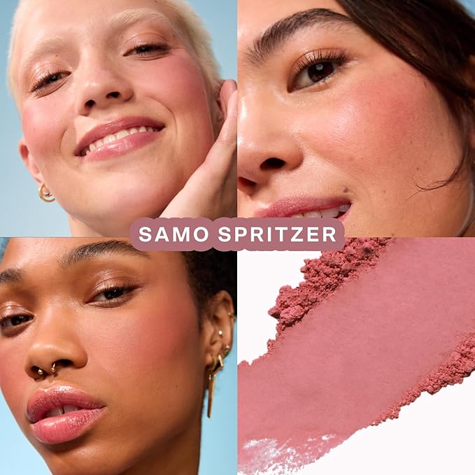 GetSet™ Matte Powder Blush - Samo Spritzer, Setting + Blurring Rosy Mauve Blush