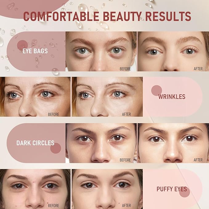 Eye Mask - 30 Pairs Caffeine Under Eye Patches Skin Care Products, Eye Masks Skincare for Dark Circles and Puffiness, Reduce Wrinkles, Eye Bags and Fine Lines, for Women and Man