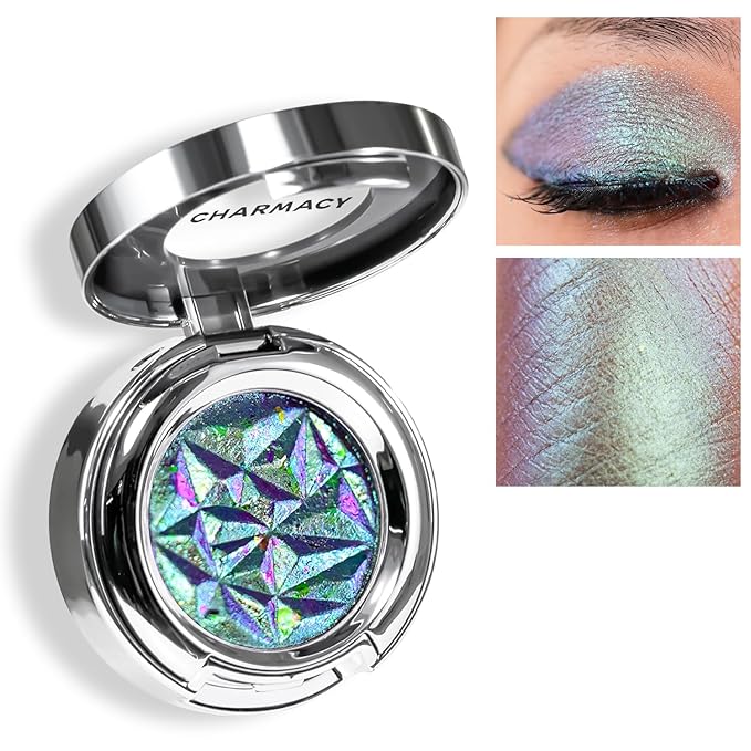 CHARMACY Duochrome Eyeshadow, Insane Shifters Chameleon Eyeshadow, Creates High-Impact, Metallic Eye Looks, 100% Vegan and Cruelty Free (Chameleon-#804, 0.06 Ounce (Pack of 1))