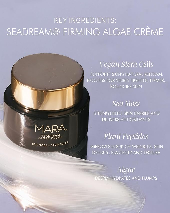 MARA - SeaDream Firming Algae Creme Moisturizer with Sea Moss + Peptides | Rich, Overnight, Anti-Aging Cream to Firm, Hydrate + Plump, For All Skin Types (1.7 fl oz | 50 ml)