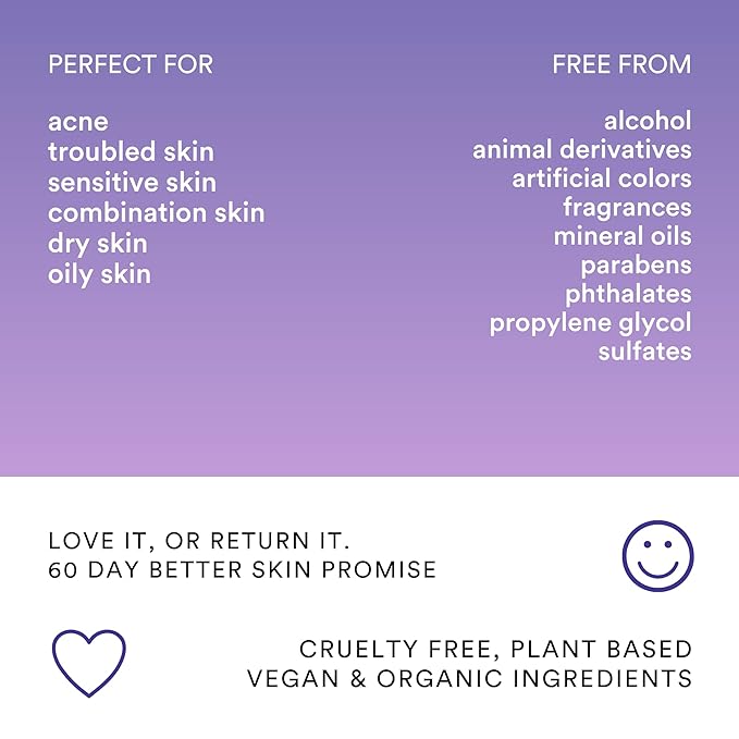 nuorganic Bakuchiol Serum With Plant Stem Cells, Peptides & Vitamin C - Anti Aging, Soothing, Hydrating - 1fl Oz 30ml