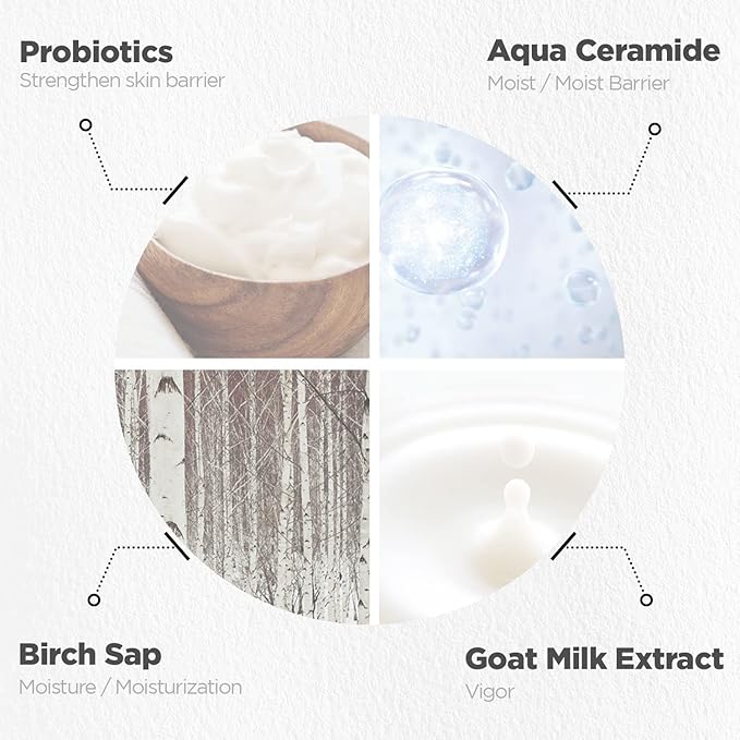 All in One Essence - Moisturizing Face Gel Lotion for All Skin Types - Probiotics & Hyaluronic Acid - Fresh and Soft Formula - Skin Irritation Free, 3.71 fl.oz.