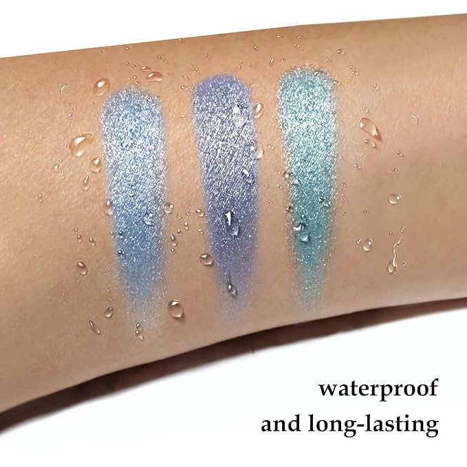 Boobeen 3PCS Cream Eyeshadow Pencil Crayon Waterproof Brightener Stick Shimmer Pen Create Glitter Eye Makeup, Easy to Use