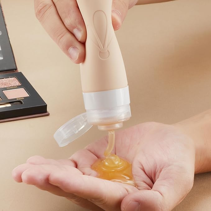 INSFIT Travel Bottles for Toiletries, TSA Approved 3oz Travel Size Containers, BPA Free Leak Proof Squeezable Silicone Tubes for Shampoo Conditioner Lotion Soap with Labels