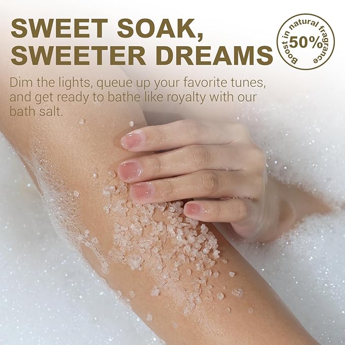 Spa Luxetique Spa Gift Baskets for Women - Vanilla Bath Set with Bubble Bath, Body Lotion Gift Set, Vanilla Spa Set, Birthday Woman Gifts, Mothers Day Gifts for Mom