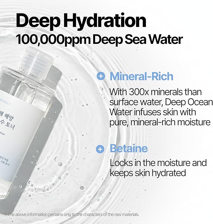 East Sea Deep Ocean Water Toner | Gentle Exfoliator, Calming, Hydrating and Moisturizing, Korean Skin Care Toner for Face, Korean Beauty for Men and Women (200ml / 6.7 fl. oz.)