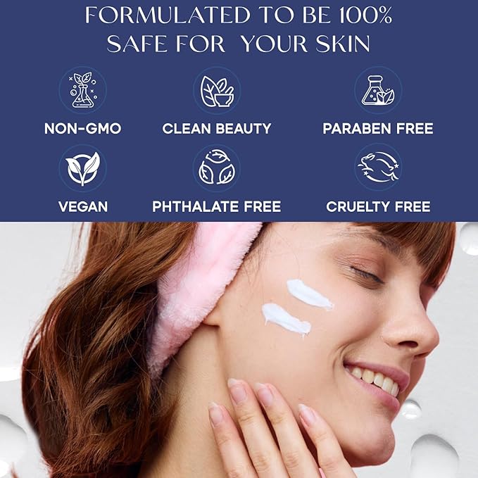 Korean Hyaluronic Acid & Collagen Face Moisturizer - Dermatologist Tested, Ultra Hydrating, Anti-Aging, Clean Beauty, Cruelty-Free Korean Skincare for All Skin Types - 1.69 Fl oz