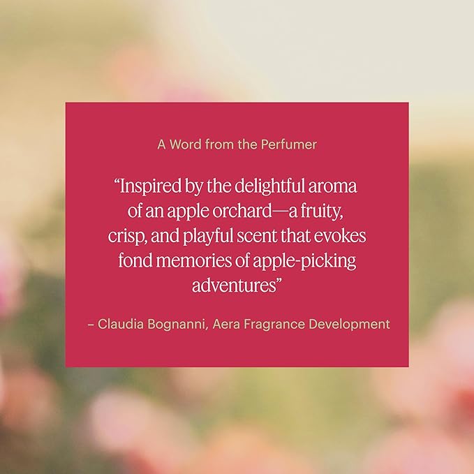 Aera Apple Orchard - Essential Oil for Home - Fruity Crisp Fragrance - Notes of Macintosh Apple and Orchard Leaves - Scent Refill - Works with The Aera Diffuser