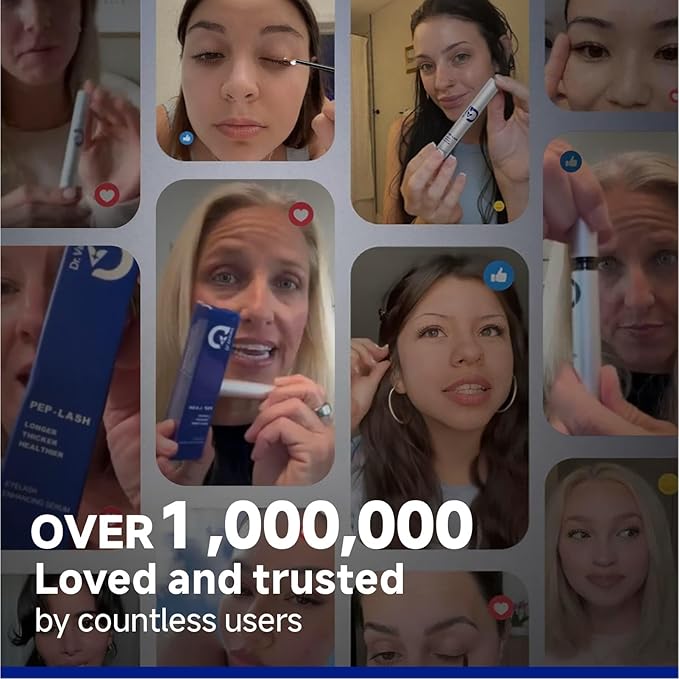 Lash Serum for Eyelash Growth, Eyelash Growth Serum Advanced Peptide Formula with 2.3× Absorption for Fuller, Thicker, Longer Lashes, Vegan & Cruelty-Free, Clinically Tested (5mL)