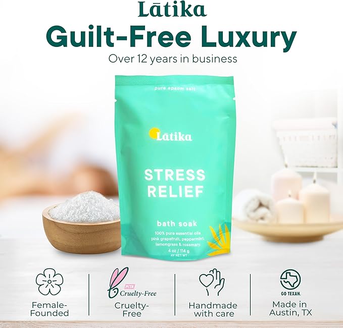 Stress-Relief Epsom Salt Bath Soak