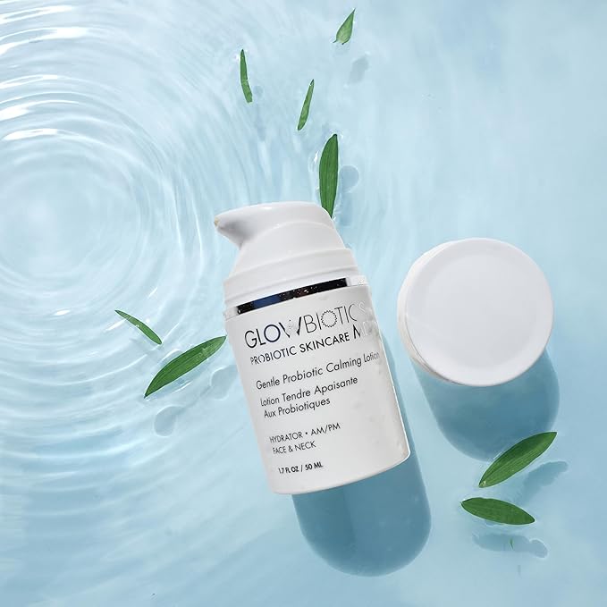Glowbiotics Gentle Probiotic Calming Lotion: Lightweight Moisturizer for Soothing Hydration, Reduces Redness & Irritation | With Hyaluronic Acid & Shea Butter
