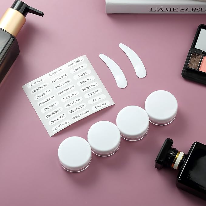 16 Pack Travel Bottles Set, TSA Approved Leak Proof Silicone Squeezable Containers for Toiletries, Refillable Travel Accessories for Conditioner, Shampoo, Lotion & Body Wash Accessories