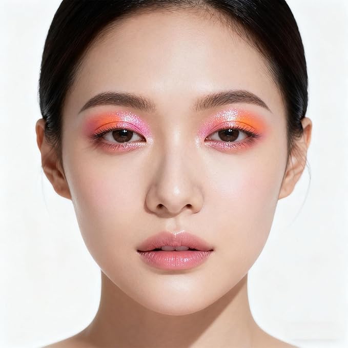 Pink Glitter Eyeshadow Stick, Light Pink Shimmer Eyeshadow, Hot Pink eyeshadow Stick Pencil, Waterproof Long Lasting High Pigment Eye Shadow Crayon Pen, Women Eye Highlighter Stick (20#)