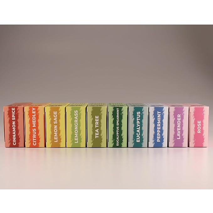 Adams Handmade Soap Variety Pack – 10 Bar Set: Tea Tree, Peppermint, Rose, Lavender, Citrus, Herbal & Floral Scents | Vegan, Cold Process, 84% Organic, Fair Trade, USA Made